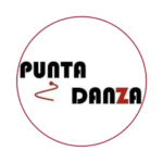 Punta Danza logo with minimalist dancer design.